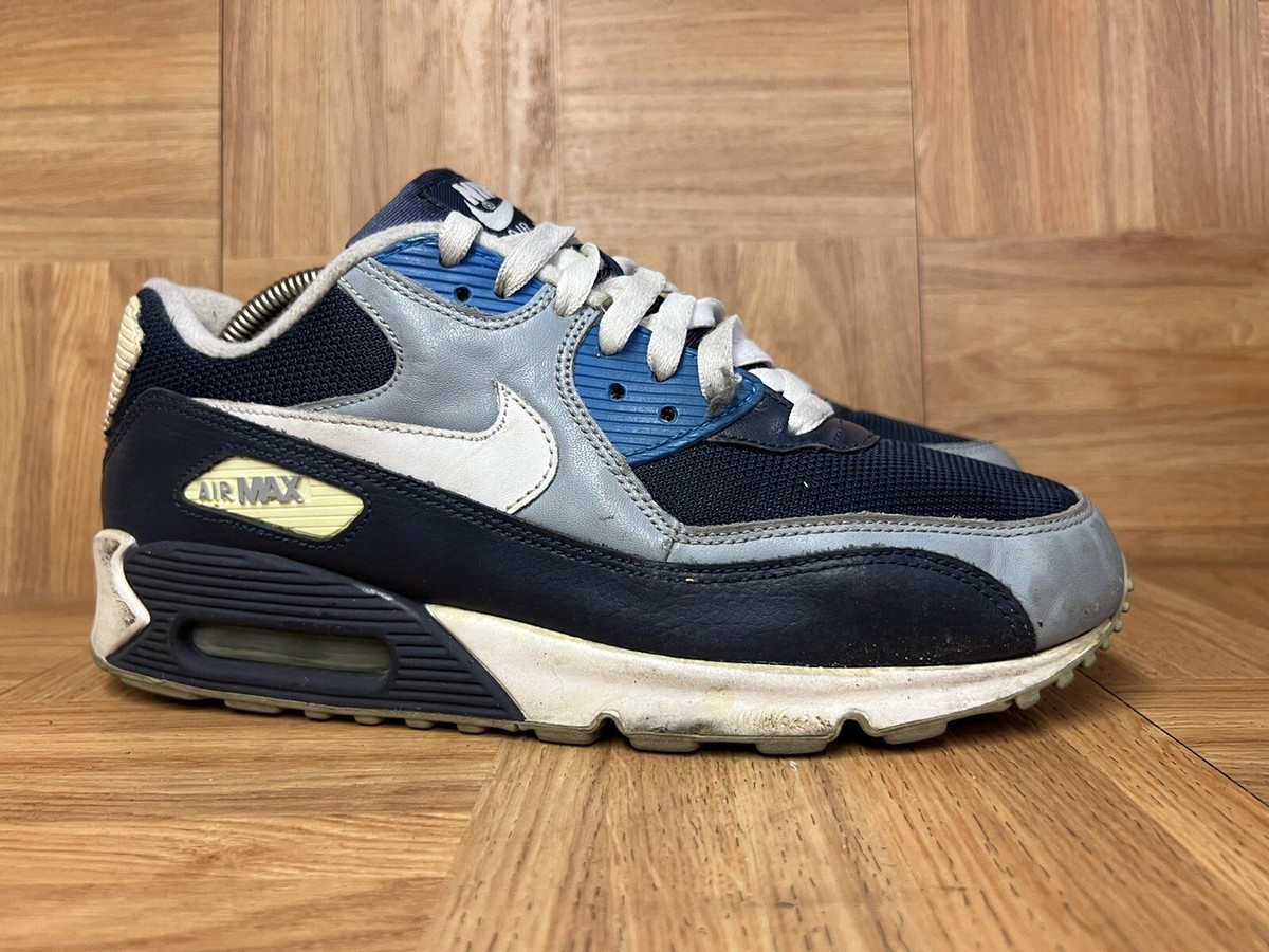 RARE🔥 Nike Air Max 90 Obsidian Wolf Grey Sz 9 2012 Men's Sneakers