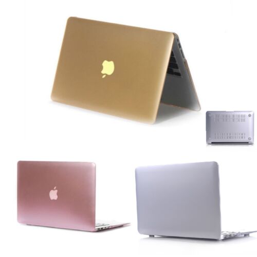 11" 13" 15" cali Metalic Hard Shell Case Cover Skin do Apple MacBook Air Pro - Zdjęcie 1 z 29