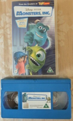 Monsters Inc Mikes new car Animated VHS Video Cassette film | eBay