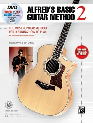Alfred's Basic Guitar Method 2 (Third Edition) Guitar Book, DVD & Online Video/A