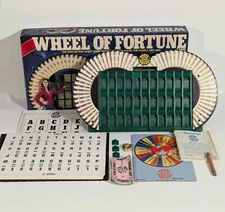 VINTAGE Wheel of Fortune Board Game 1985 Pressman Complete Spelling Alphabet