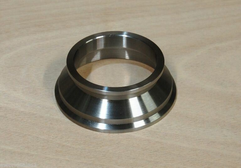 Stainless Steel Exhaust V-Band Adapter - 2.5 Inch ID To 3 Inch ID Reducer - With Clamp - Ninecolorsdeer