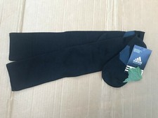 Adidas over-the-calf soccer socks BLACK SZ XS FITS SHOE YOUTH SHOE SIZE 9C-1Y