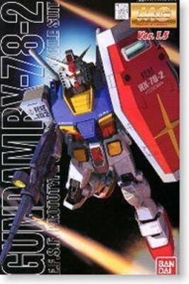 BANDAI MG RX-78-2 GUNDAM Ver 1.5 Plastic Model Kit Mobile