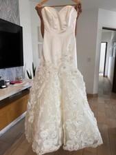 Bridal Wedding Dress Enzoani Ivory Bridal Bress size 6 Mermaid