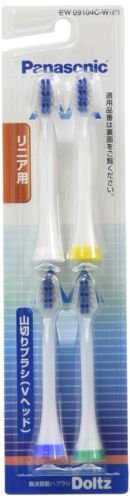 Panasonic EW09104-W Official Replacement Brush Toothbrush V head 4pcs Japan FS - Picture 1 of 2