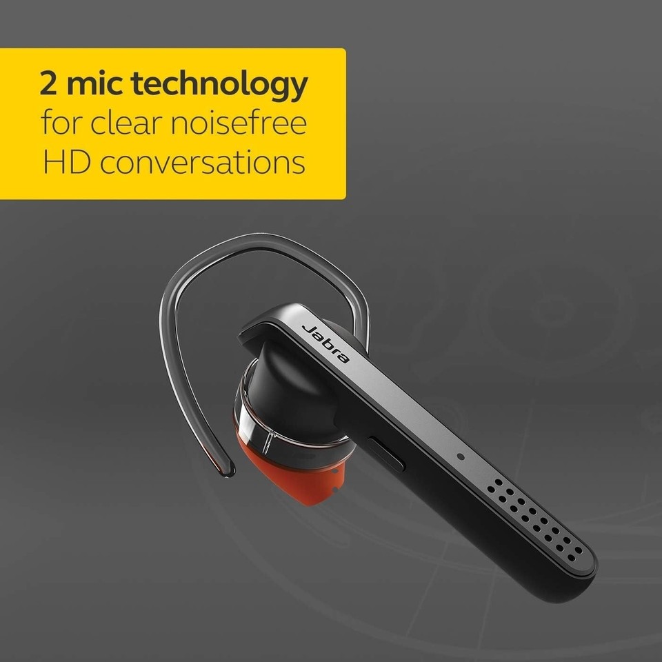 Jabra Talk 45 Mono Bluetooth Headset Wireless Single Ear Headset with