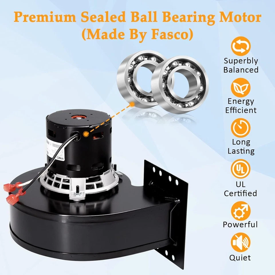 Ventilador de aire motor soplador Englander de repuesto 25-EP, 25-PDV, 25-PDVC, PU-4C442 nuevo Foto 3 de 4