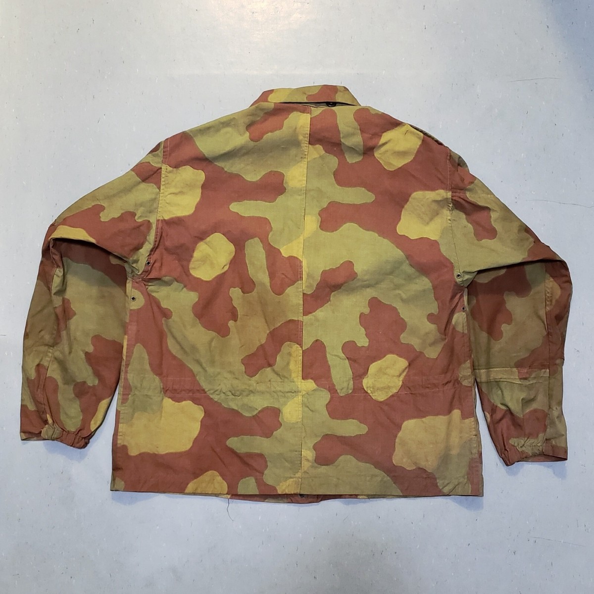 Vtg 60s Italian Army Paratrooper Field Jacket Camouflage DPM