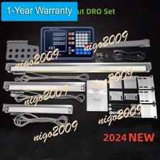 3 Axis Digital Readout DRO Set 5um linear scale linear ruler for Milling Lathe