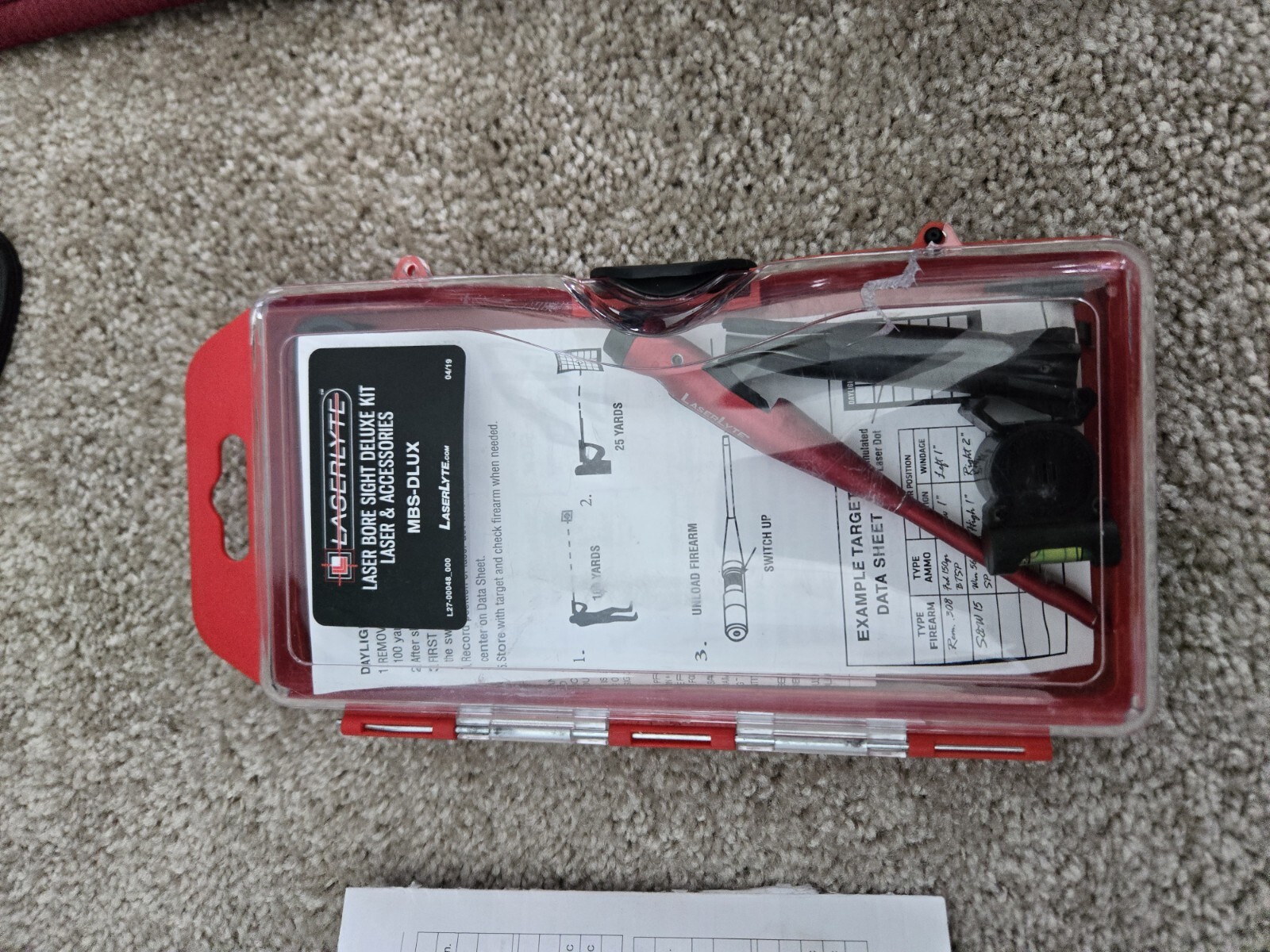 LaserLyte MBSDLUX Universal Laser Bore Sight Kit for Shotguns, Rifles