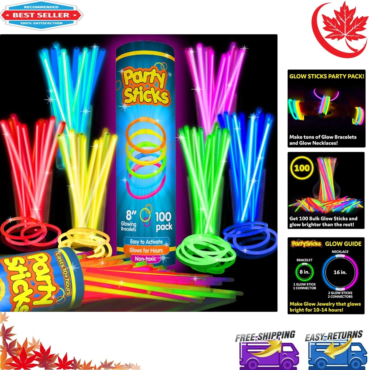 Glow stick party favors deals