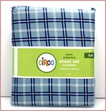 Circo BLUE PLAID Sheet Set - Soft Microfiber ...