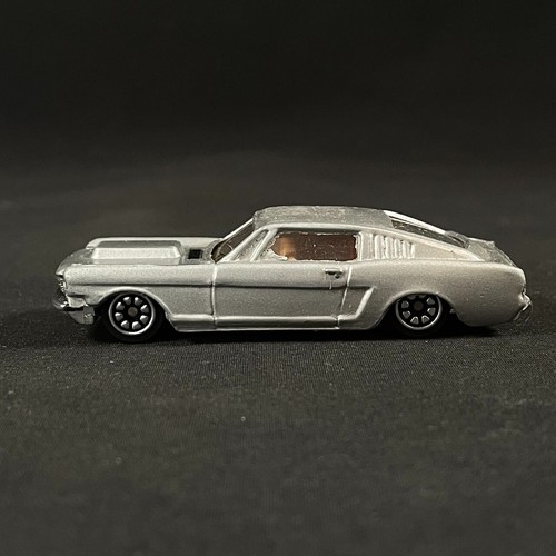 Mustang Fastback 1965 Golden Wheels plata diecast escala 1/64 como nuevo suelto - Imagen 2 de 8