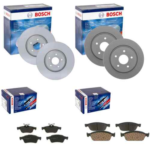 Bosch brake discs + front + rear pads suitable for Ford Kuga II 2 MK2 - Picture 1 of 12