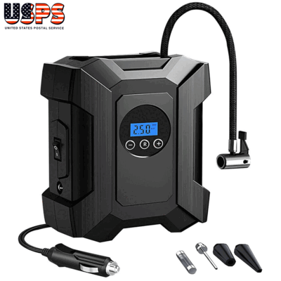 #ad Car Air Tire Pump Inflator Portable Compressor Digital Electric Auto 150PSI 12V $18.98
