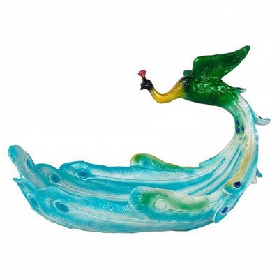 Pfau Obst Tablett Mehrzweck Haushaltswaren Harz für Meeresfrüchte Display