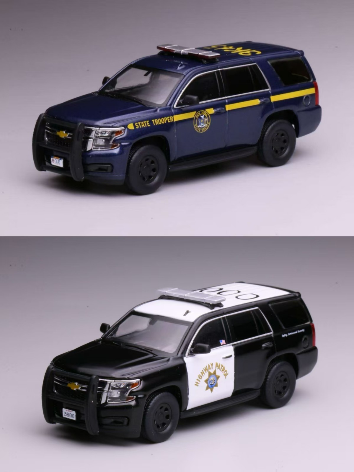 596  1:64 Tahoe Alloy car Model Collectible Ornament