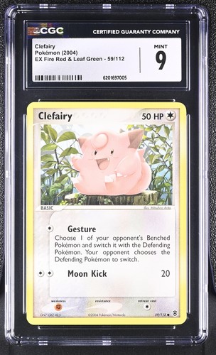 Clefairy graded CGC 9 for sale on eBay