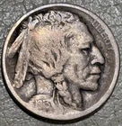 1913d Buffalo Nickel type 1, nice original VG condition coin full date part horn