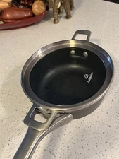 Calphalon Premier Space Saver Anodized Nonstick 2.5 Qt Pot with Lid