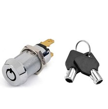 Key Switch Lock Momentary Spring Return Tubular Key Detained Keyed Alike SR