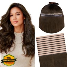 GOO GOO 20in 100g 20pc tape hair extensions 4A Brown