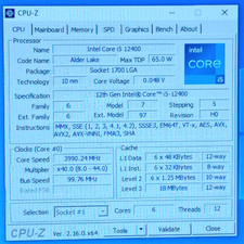 Intel SRL5Y Core i5-12400 6 Core 2.50GHz 18MB L3 Cache Socket LGA1700 Processor