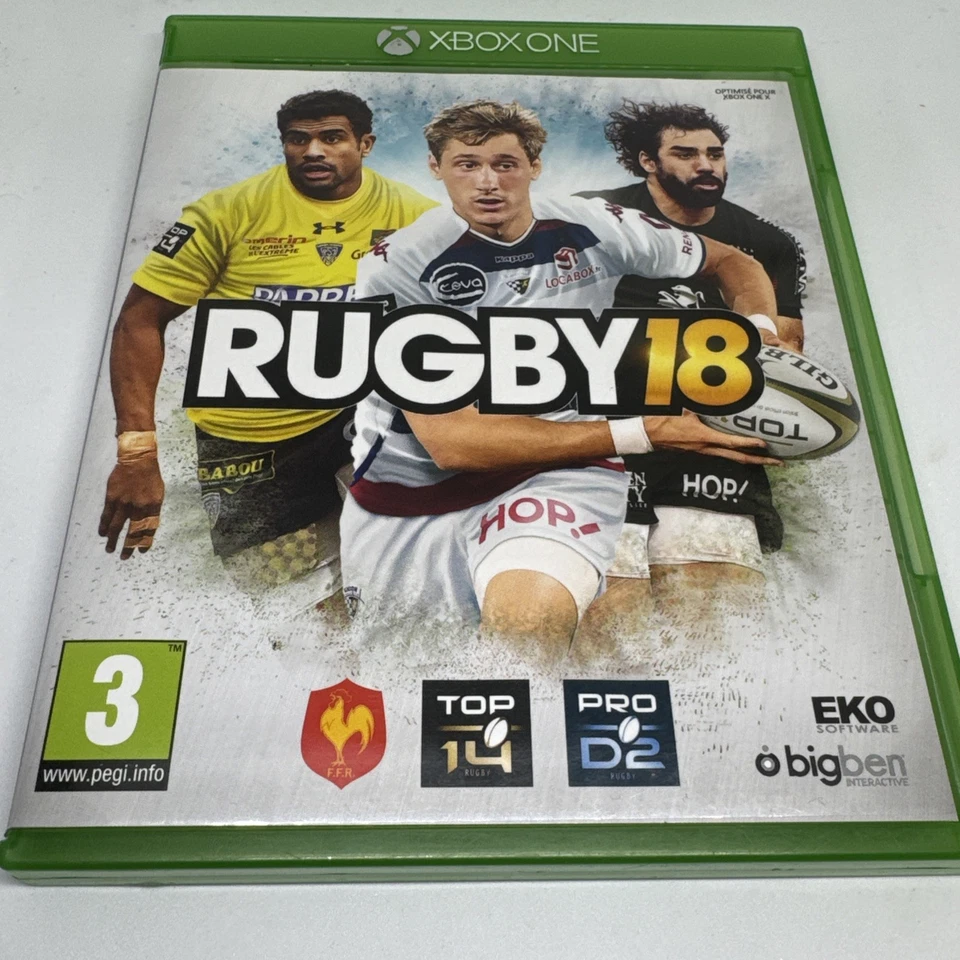 Rugby 18 Microsoft Xbox One PAL FR Testé Top 14 Pro D2, photo 1 sur 5