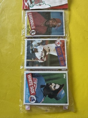 1985 TOPPS BB Holiday 12 Card Rack OZZIE SMITH JIM RICE HAROLD BAINES NM+