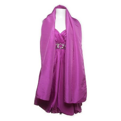 Unique, Cocktailkleid, Größe: 38, Lila, Einfarbig, Damen #dAh