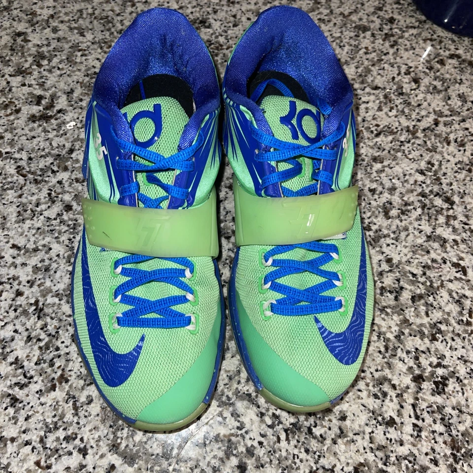 Nike KD 7 VII WEATHERMAN blue Green Women 8.5 men 7 Kevin Durant!! - Image 2 of 4
