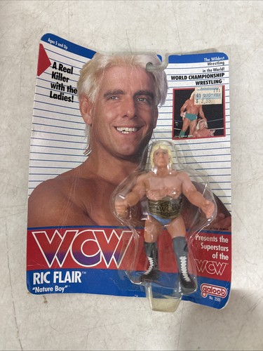 Vintage Galoob 1990 WCW RIC FLAIR �Nature Boy� Wre...