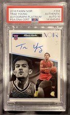 2018 Panini Noir Trae Young On Card Auto Platinum /5 PSA 10? Rookie? GRAIL?. rookie card picture