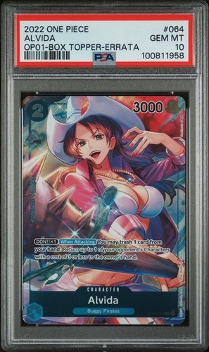 Alvida (Box Topper) graded PSA 10 for sale on eBay