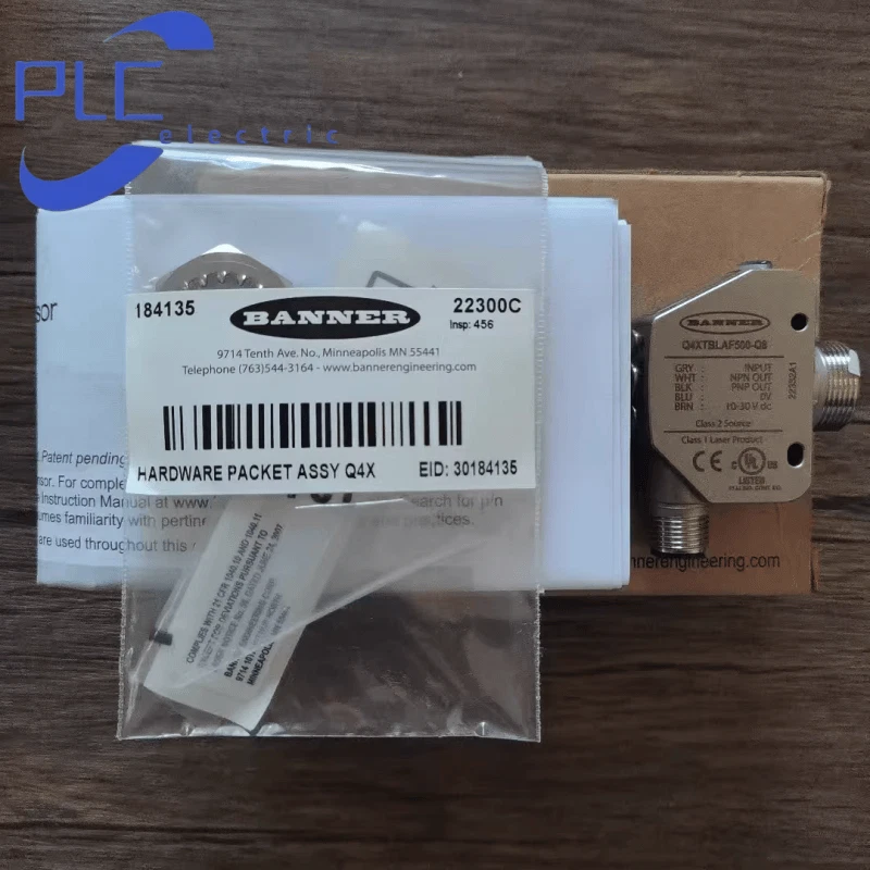 Banner Q4XTBLAF500-Q8 Laser ranging sensor brand new free shipping With box - Image 2 of 3