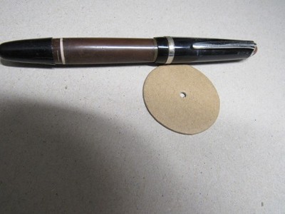 VINTAGE ACETOGRAPH PISTON FILLING GERMAN MADEBODY BLACK & EBONITE WORKS