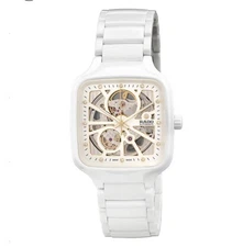 Unused RADO True Square R27073702 Ivory Diamond Automatic Unisex Watch in Box