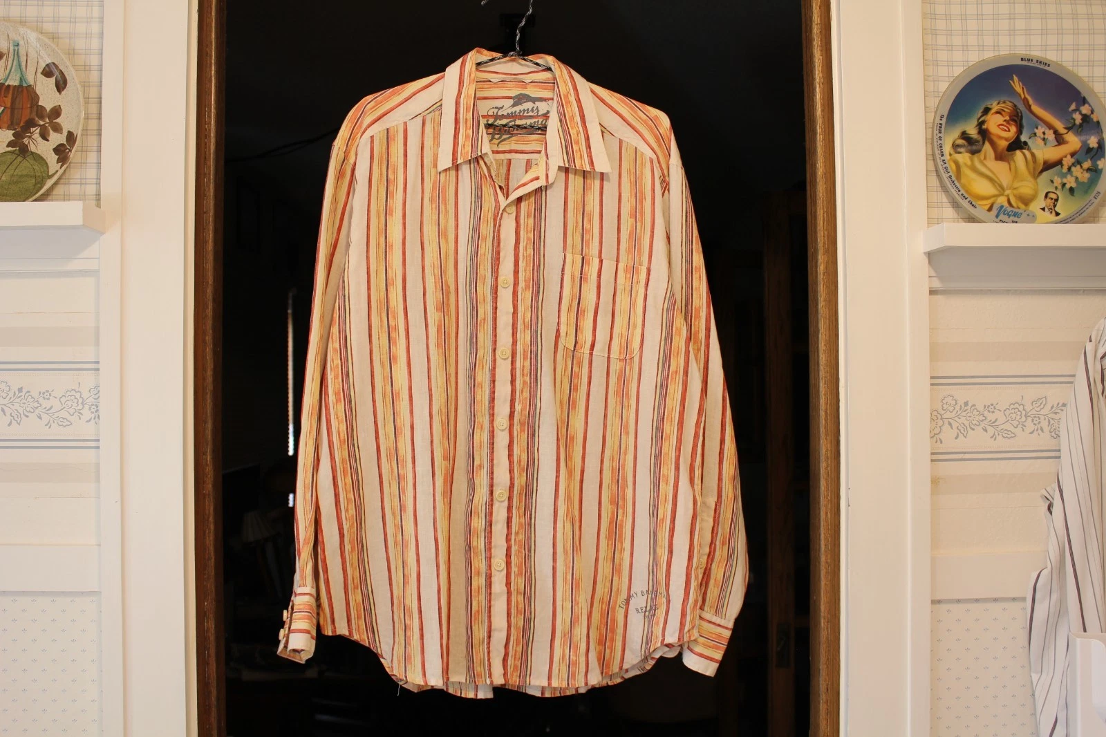 Tommy Bahama long sleeve linen shirt large