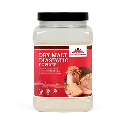 Hoosier Hill Farm Dry Malt (Diastatic) Baking Powder, 24 Ounce (Pack of 1) 