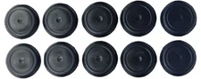 1 1/2" 1.5 inch Black Rubber Plugs for Flush Mount Body and Sheet Metal Holes...