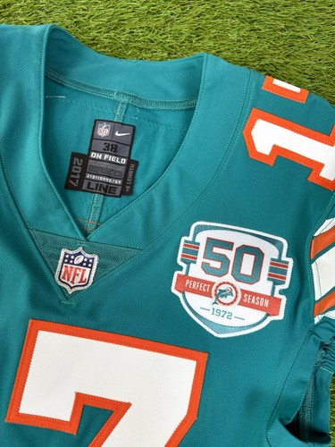 Miami Dolphins Jaylen Waddle Team Issued Authentic Throwback NFL Football Trikot - Bild 5 von 8