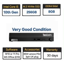 Lenovo ThinkCentre M70q Tiny PC i5 10th Gen 8GB RAM 256GB NVMe  Warranty