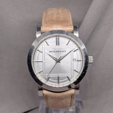 BU1350 Burberry Heritage Unisex Swiss stainless steel watch with Fossil band