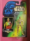 Kenner Star Wars The Power Of The Force c-3po Realistic Metalized Body Action...