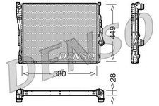 DENSO Motork�hler Wasserk�hler DRM05069 f�r E86 Z4 BMW E85 E46 Aluminium 3er E89