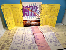 1972 Detroit Pistons Basketball Program w/Playbook Scouting Papers v Houston