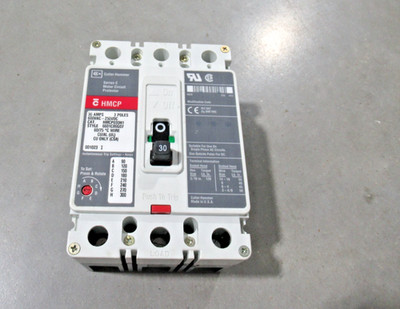Cutler Hammer HMCP030H1C Circuit Breaker 3 Pole 600VAC-250VDC 30A *NEW*