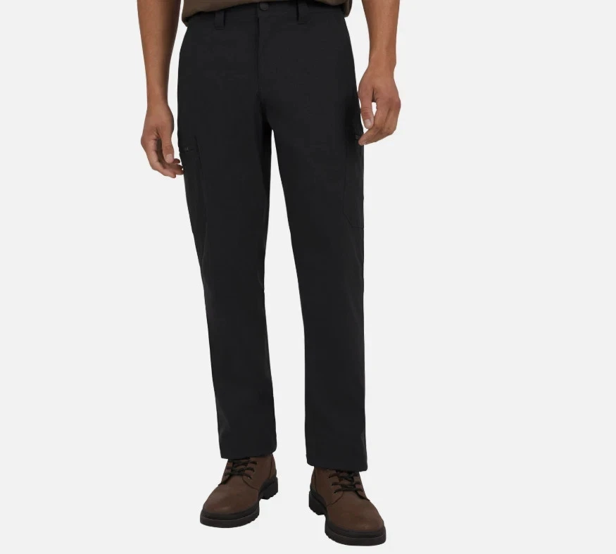 Wrangler Men's Regular Fit Tech Pant Black W 32-36 , L 29-32 Cargo Water Repel