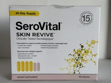 SeroVital Skin Revive 40 Day Supply 240 Capsules Healthy Aging Revitalized Skin